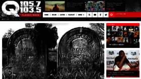 What Q103albany.com website looked like in 2022 (1 year ago)