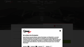 What Q-park.de website looked like in 2022 (1 year ago)