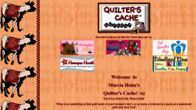 What Quilterscache.com website looked like in 2022 (1 year ago)