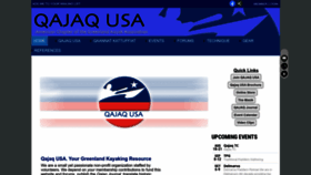 What Qajaqusa.org website looked like in 2022 (1 year ago)