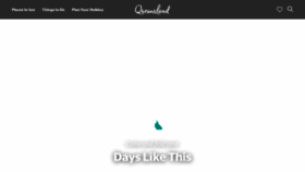 What Queenslandholidays.com.au website looked like in 2022 (1 year ago)
