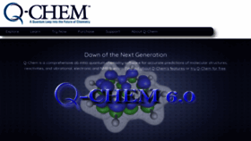 What Q-chem.com website looked like in 2022 (1 year ago)