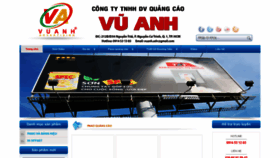 What Quangcaovuanh.com website looked like in 2022 (1 year ago)