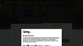 What Q-park.co.uk website looked like in 2022 (1 year ago)