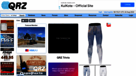 What Qrz.com website looked like in 2022 (1 year ago)