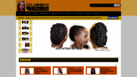 What Queenisha.com website looked like in 2022 (1 year ago)
