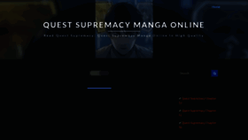 What Questsupremacy.com website looked like in 2022 (1 year ago)
