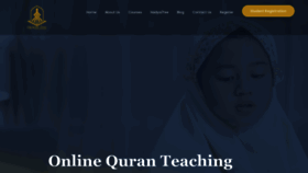 What Quran-edu.com website looked like in 2022 (1 year ago)