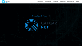 What Qafqaz.net website looked like in 2022 (1 year ago)