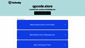 What Qpcode.store website looked like in 2022 (1 year ago)