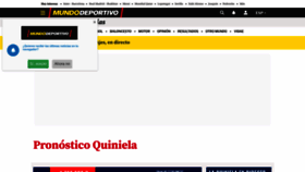 What Quiniela.mundodeportivo.com website looked like in 2022 (1 year ago)