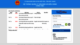 What Qlvbhh.bacgiang.gov.vn website looked like in 2022 (1 year ago)