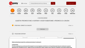 What Qpony.pl website looked like in 2022 (2 years ago)