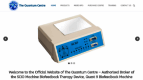 What Quantumcentre.com website looked like in 2022 (1 year ago)