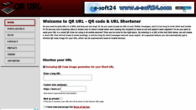 What Qrurl.cc website looked like in 2022 (1 year ago)