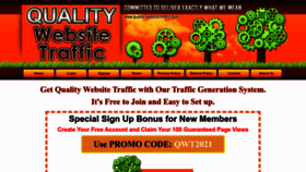 What Quality-website-traffic.com website looked like in 2022 (1 year ago)