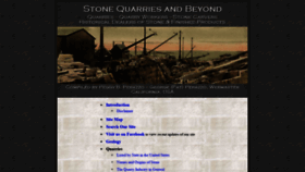What Quarriesandbeyond.org website looked like in 2023 (2 years ago)