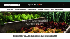 What Quickcrop.ie website looked like in 2023 (1 year ago)