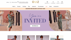 What Quizclothing.co.uk website looked like in 2023 (1 year ago)