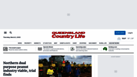 What Queenslandcountrylife.com.au website looked like in 2023 (1 year ago)