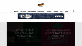 What Quotelicious.com website looked like in 2023 (1 year ago)