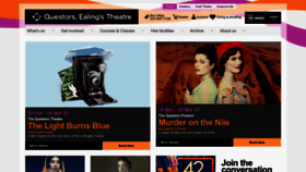 What Questors.org.uk website looked like in 2023 (3 years ago)