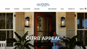 What Quoizel.com website looked like in 2023 (1 year ago)