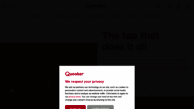 What Quooker.co.uk website looked like in 2023 (1 year ago)