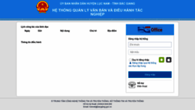 What Qlvbln.bacgiang.gov.vn website looked like in 2023 (1 year ago)