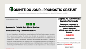 What Quintedujour.fr website looked like in 2023 (This year)