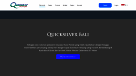 What Quicksilver-bali.com website looked like in 2023 (This year)