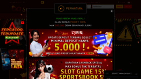 What Qqslotterbaik.com website looked like in 2023 (This year)