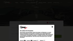 What Q-park.de website looked like in 2023 (This year)
