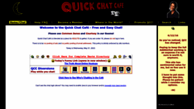 What Quickchatcafe.com website looked like in 2023 (This year)