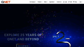 What Qnet.net website looked like in 2023 (This year)