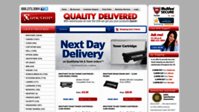What Quikshiptoner.com website looked like in 2023 (2 years ago)