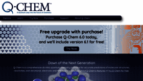 What Q-chem.com website looked like in 2023 (This year)