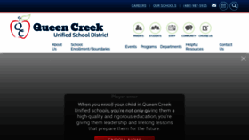 What Qcusd.org website looked like in 2023 (This year)