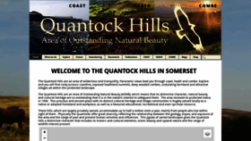 What Quantockhills.com website looked like in 2023 (This year)