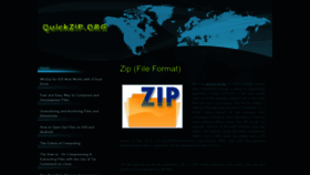 What Quickzip.org website looked like in 2023 (This year)