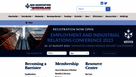 What Qldbar.asn.au website looked like in 2023 (This year)