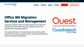 What Quadrotech-it.com website looked like in 2023 (This year)