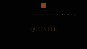 What Queenfee.org website looked like in 2023 (This year)