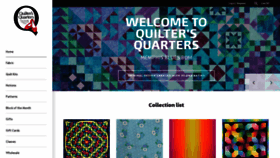 What Quiltersqtrs.com website looked like in 2023 (This year)