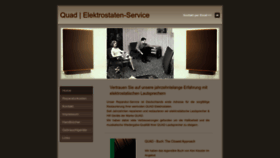 What Quad-elektrostaten.de website looked like in 2023 (This year)