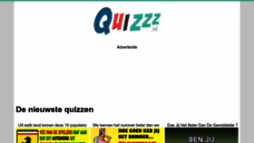 What Quizzzjes.nl website looked like in 2023 (This year)