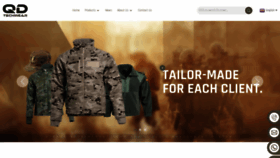 What Qdtechwear.com website looked like in 2023 (This year)