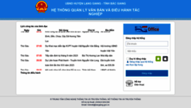 What Qlvblg.bacgiang.gov.vn website looked like in 2023 (This year)