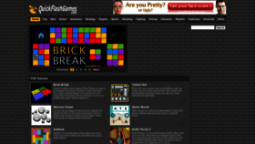 What Quickflashgames.com website looked like in 2023 (This year)
