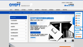 What Qyept.com website looks like in 2024 
